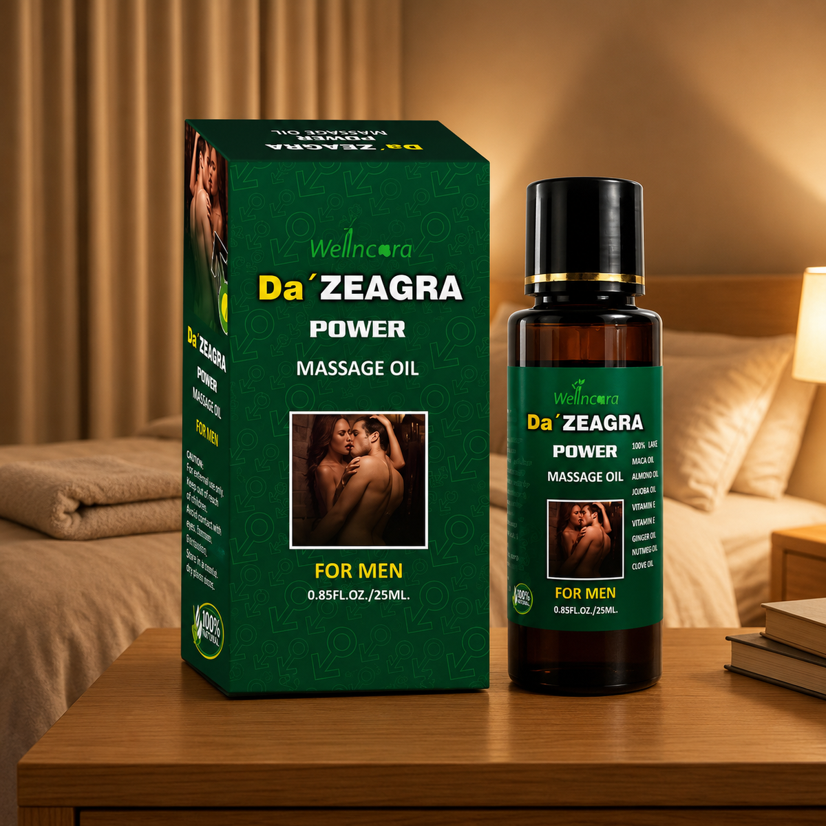 ™Da Zeagra Power Massage Oil ® for Men – Premium Herbal Energy & Vitality Support for Men’s Daily Wellness