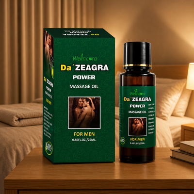 ™Da Zeagra Power Massage Oil ® for Men – Premium Herbal Energy & Vitality Support for Men’s Daily Wellness