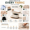 3 in 1 Electric Iron – Portable Travel Steam Iron for Quick & Efficient Wrinkle Removal