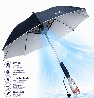 Fan Umbrella – Stay Cool & Covered!! ☂️❄️